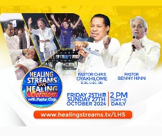 HEALING STREAMS LIVE HEALING SERVICES WITH PASTOR CHRIS AND PASTOR BENNY HINN 