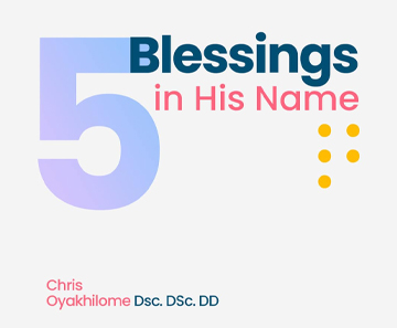 5 Blessings in His Name