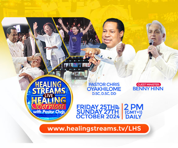 HEALING STREAMS LIVE HEALING SERVICES WITH PASTOR CHRIS AND PASTOR BENNY HINN