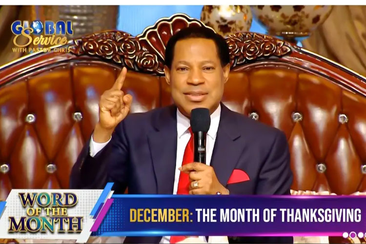  “December is our Month of Thanksgiving,” Pastor Chris Heralds