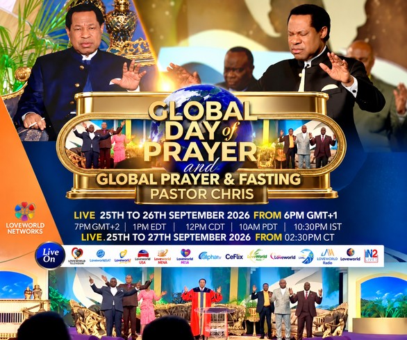 GLOBAL FASTING AND PRAYER WITH PASTOR CHRIS