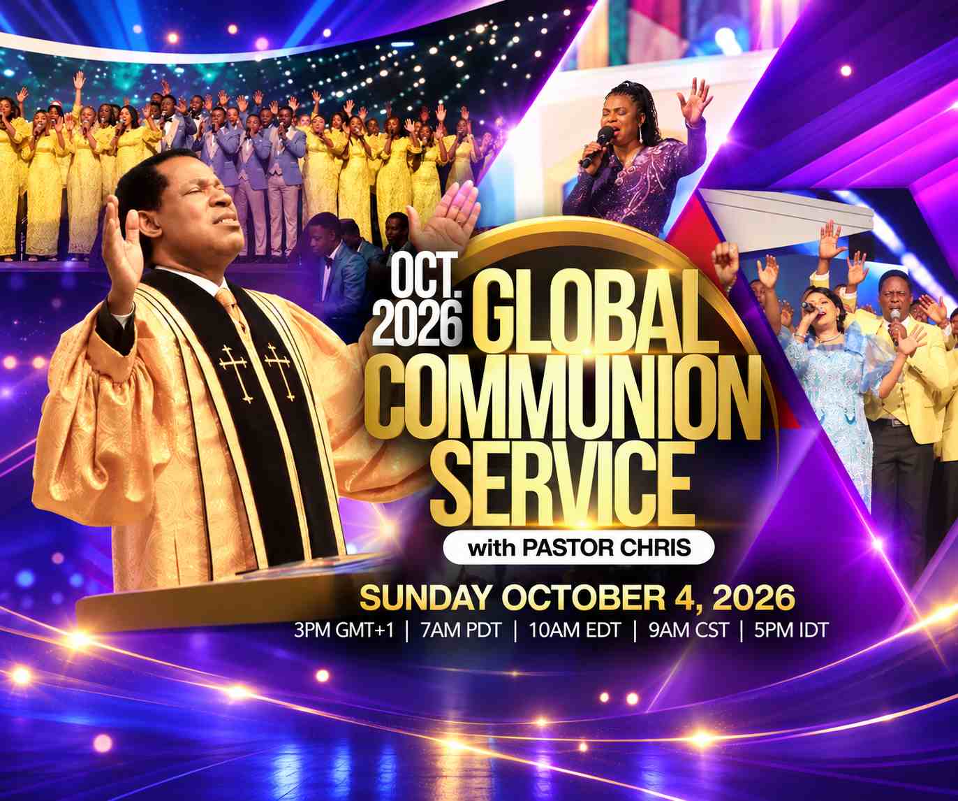 OCTOBER GLOBAL COMMUNION SERVICE WITH PASTOR CHRIS