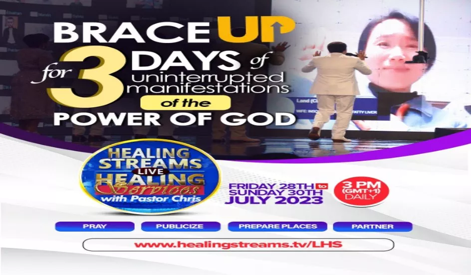 GET INVOLVED TODAY: JULY LIVE HEALING SERVICES WITH PASTOR CHRIS
