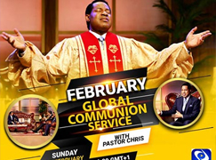 FEBRUARY 2019 GLOBAL COMMUNION SERVICE WITH PASTOR CHRIS